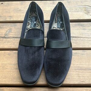 After Midnight Red Sole Formal Velvet Shoes (Cel)